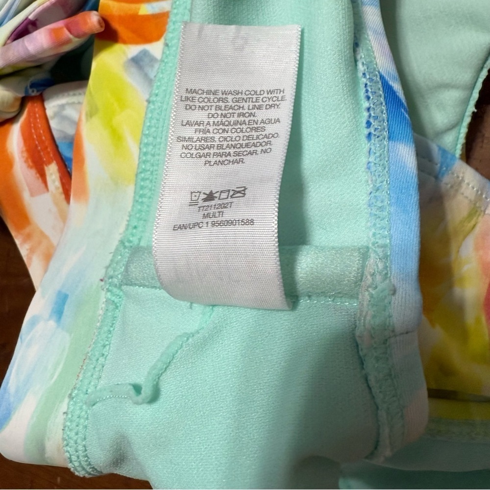 Colorful Abstract Bikini Top - Picture 5 of 8